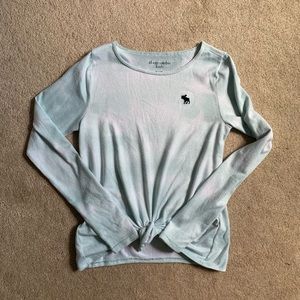 Super soft knot front shirt